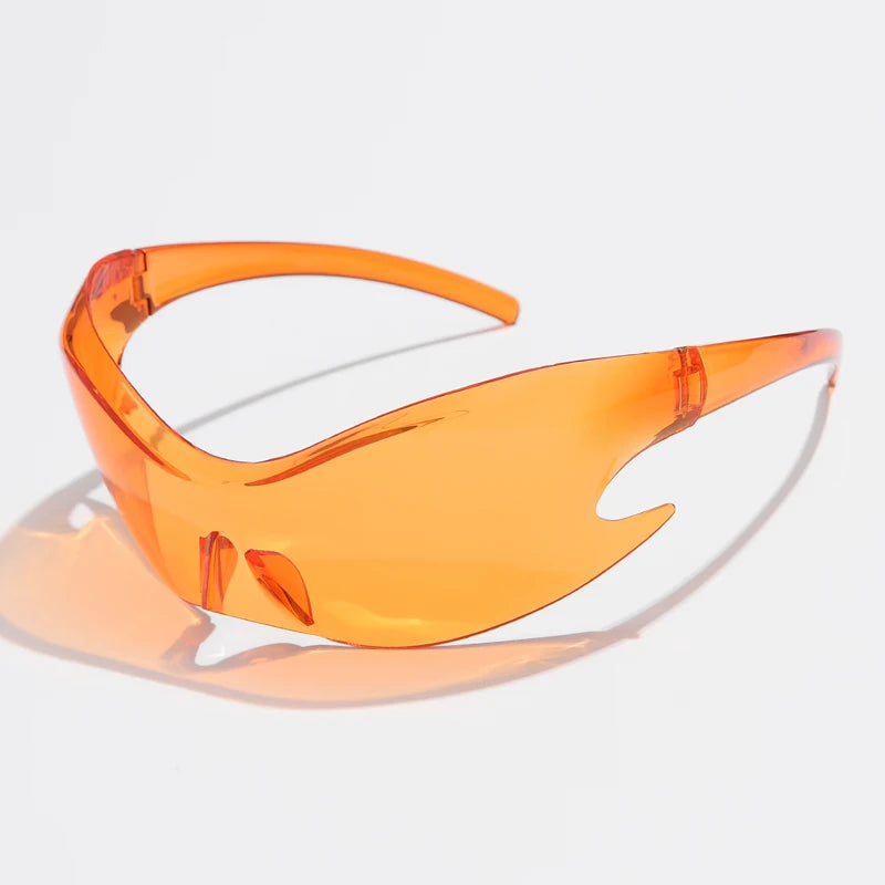 Gafas de Sol Deportivas Y2K Unisex | Estilo Punk de Lujo Una Pieza UV400 Hip Hop Ciclismo