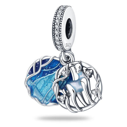 Charm Sobre Plata 925 | Serie Mago | Compatible Pulsera Pandora 3mm
