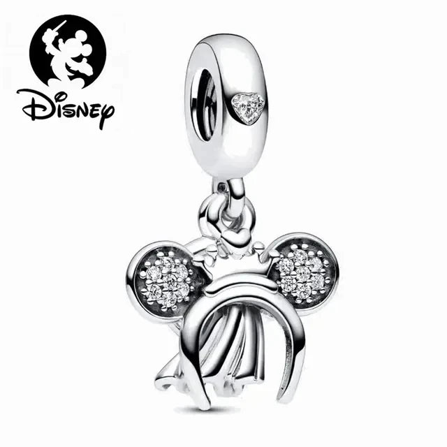 Charm Disney 100º Aniversario Mickey Mouse – Abalorios Princesa y Calabaza para Pulseras Originales Mujer