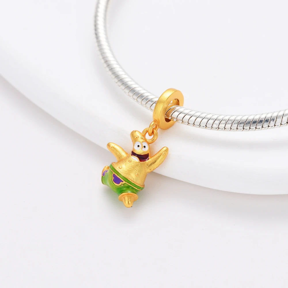 Charm Abalorios Dorados y Rosados para Pulseras Originales Mujer