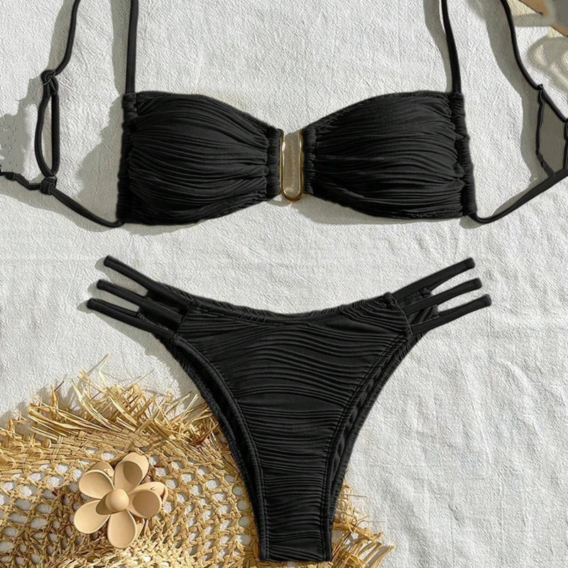 Bikini Sexy Mujer 2025 | Brasileño Playa y Piscina