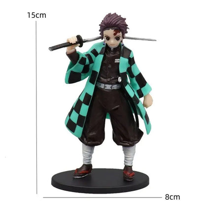 Figura Demon Slayer Anime – Kamado Tanjirou, Zenitsu y Nezuko | Figuras PVC Kimetsu no Yaiba Coleccionables