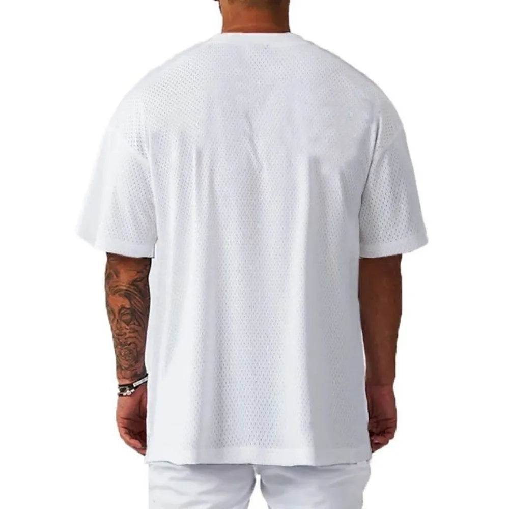 Camiseta Deportiva Casual para Hombre – T-shirt de Gym y Fitness, Manga Corta, Secado Rápido y Transpirable de Verano