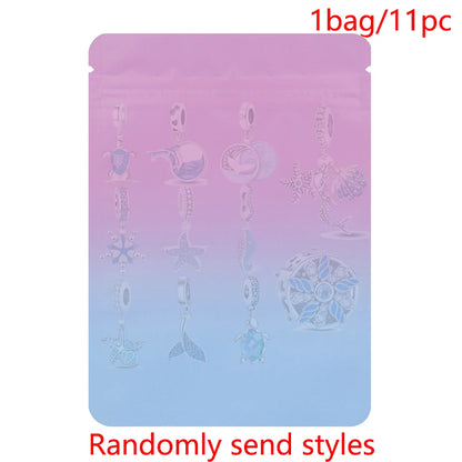 Charm sorpresa de plata 925 estilo estrella y corazón – Bolsa sorpresa random para pulsera DIY mujer