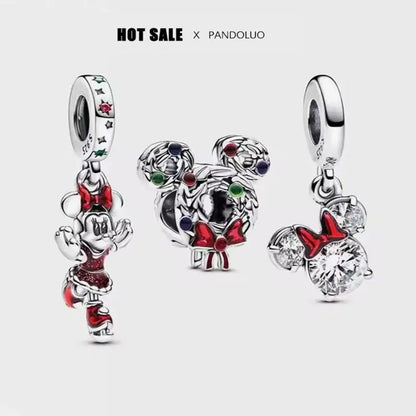 Charm Marvel Iron Man y Spiderman en Plata 925 – Abalorios Disney para Pulsera Original Mujer