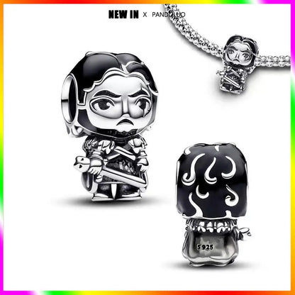 Charm Marvel Disney en Plata 925 – Abalorios Captain America, Wolverine y Deadpool para Pulsera Original Mujer