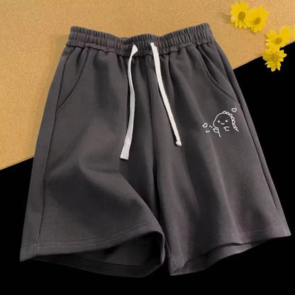 Shorts Hombre 2025 | Oversize con Estampado Divertido para Baloncesto y Casual