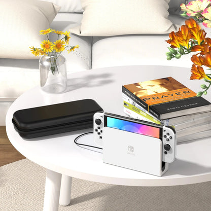 Estuche protector Nintendo Switch OLED – Kit completo con funda, mica, grips y accesorios