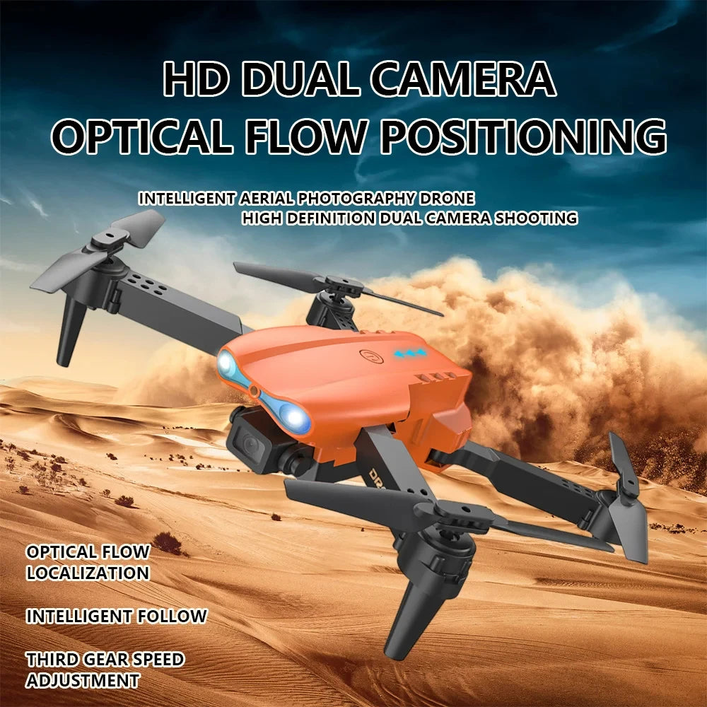 KBDFA E99Pro Drone Profesional 8K HD – Dron Plegable con Cámara Dual, FPV WiFi, Control Remoto y Fotografía Aérea