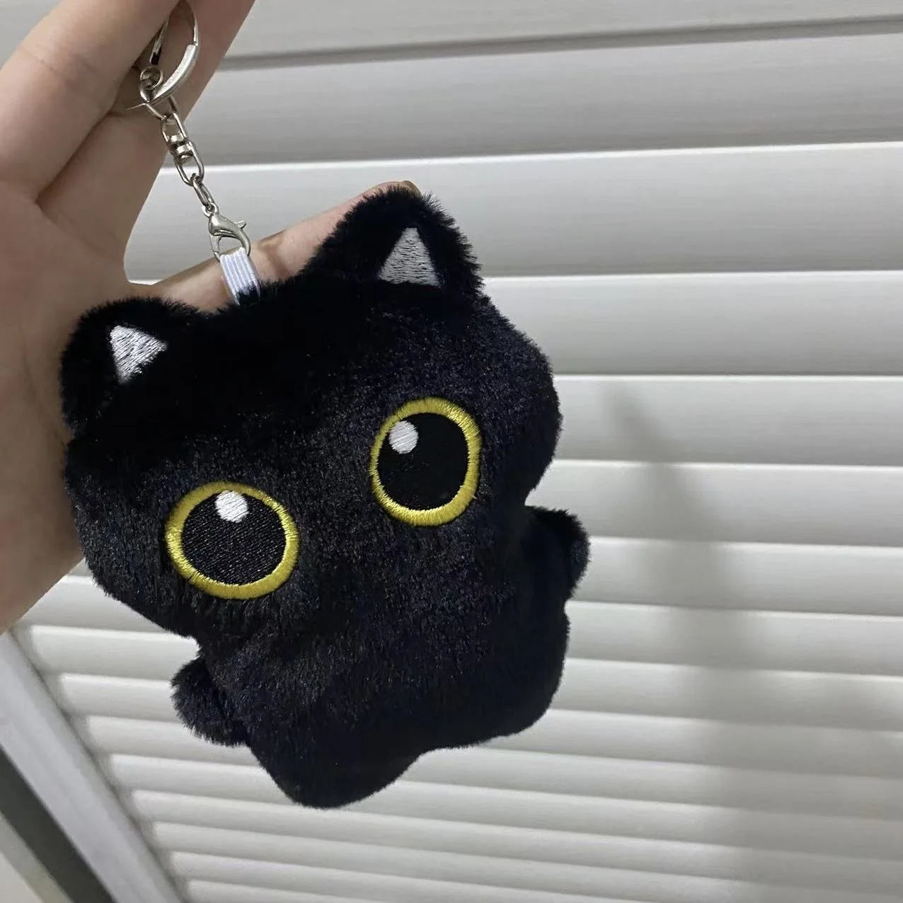 Peluche Gato Negro 10cm | Muñeco Suave Colgante Almohada Cojín Regalo Niños