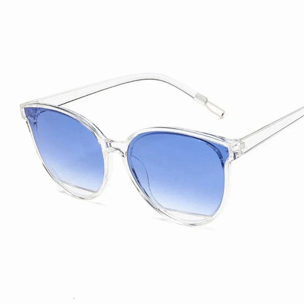 Gafas de Sol Mujer 2025 | Vintage Metal Mirror Fashion UV400 Oculos de Sol