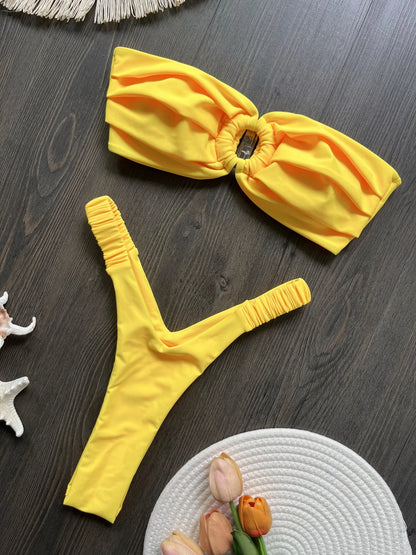 Micro Bikini Push Up Mujer 2025 | Brasileño Tanga Sexy Playa