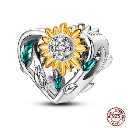 100% 925 Sterling Silver Creative Blue Luminous Firefly Charms Pendants Fit Qikaola 925 Original Bracelets DIY Birthday Jewelry