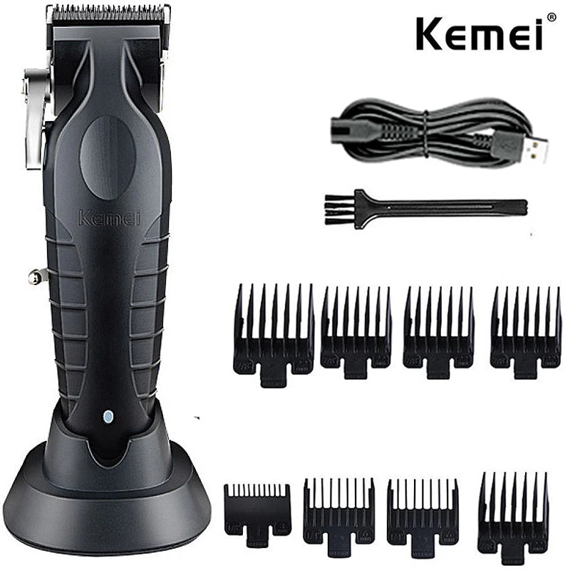 Kemei KM-2296 KM-2299 KM-1102 Cortapelos Profesional Hombre | Máquina Eléctrica Recargable de Corte y Afeitado