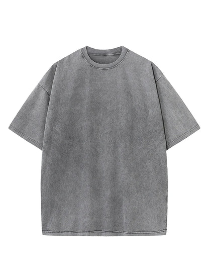 Camiseta Hombre 2025 | Oversize Vintage Y2K Acid Wash Estilo Streetwear