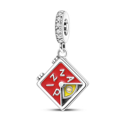 Charm de Plata S925 Hamster, Terrier y Princesa – Abalorios Brillantes para Pulseras Originales 3mm