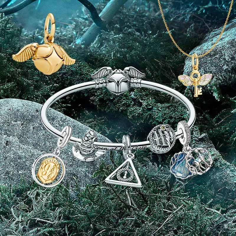 Charm Sobre Plata 925 | Serie Mago | Compatible Pulsera Pandora 3mm