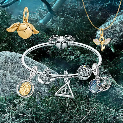 Charm Sobre Plata 925 | Serie Mago | Compatible Pulsera Pandora 3mm
