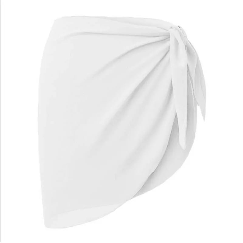 Pareo de Playa Mujer | Falda Transparente Verano Chiffon para Bikini y Bañador