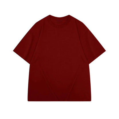 Camiseta Hombre 2025 | Oversize Algodón Pesado Manga Corta para Verano