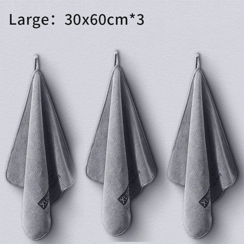 Toalla de Microfibra Premium para Auto – Paño de Limpieza y Secado con Bordes Reforzados | Cuidado y Detallado de Coches