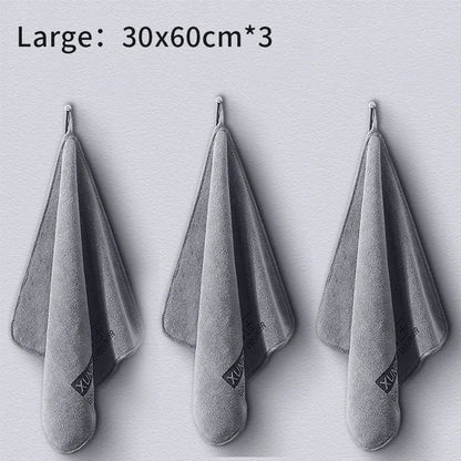 Toalla de Microfibra Premium para Auto – Paño de Limpieza y Secado con Bordes Reforzados | Cuidado y Detallado de Coches