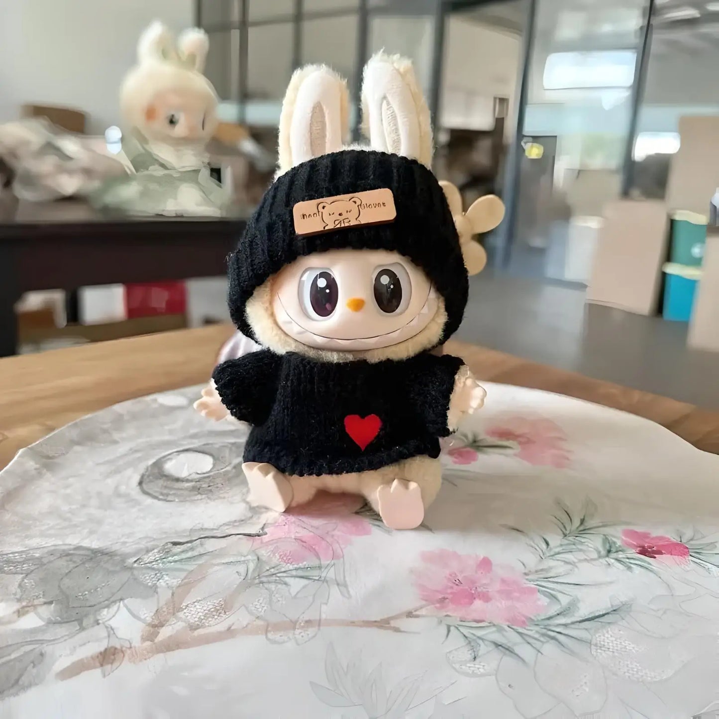 17cm Toy Doll Clothes for Labalbu Accessories Luxury Backpack New Original Clothing for Labbubu Sweater Outfit Mini Cute Bag Hat