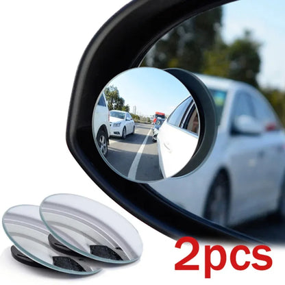 Espejo Retrovisor Auxiliar 360° | Espejo Convexo Gran Angular para Punto Ciego de Coche