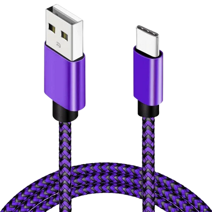 Cable USB-A a Type-C de carga rápida – Nylon trenzado, resistente y compatible con Xiaomi, Samsung, Huawei y Android
