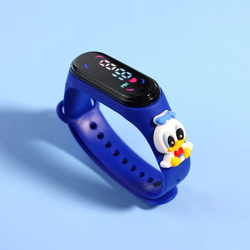 Reloj Infantil LED Deportivo | Pulsera Electrónica de Dibujos Animados para Niños y Niñas Impermeable