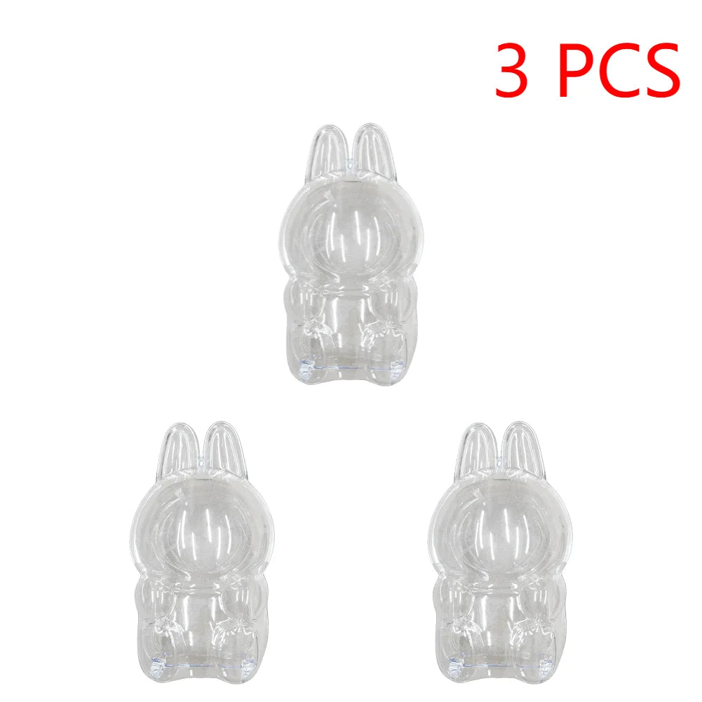 PopMart Monster Labubu V1 V2 | Ropa Protectora Transparente para Muñecos | Accesorios de Fiesta