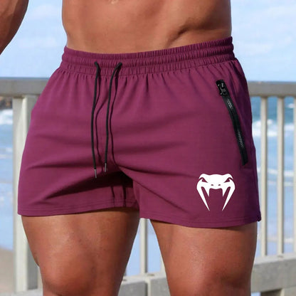 Shorts de Playa para Hombre con Estampado de Serpiente – Bañador Verano Moderno y Transpirable