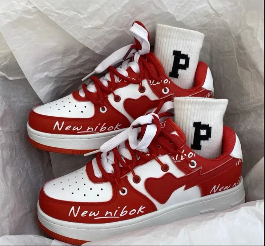 Zapatillas 2025 | Sneakers Casual con Suela Gruesa y Cordones