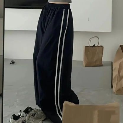 Pantalones Cargo Mujer Y2K | Pantalón Ancho Oversize Hip Hop con Bolsillos