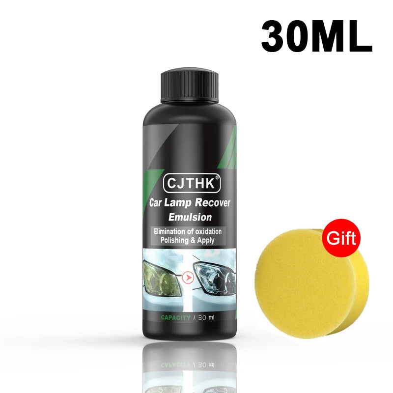 Kit Restauración de Faros Coche 30ml-300ml | Pulimento Eliminador de Rayones, Amarillamiento y Oxidación | Líquido Pulidor Lentes