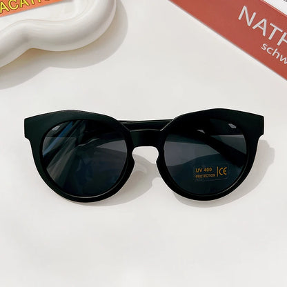 Gafas de Sol Vintage Redondas para Niños | Protección UV400 Acrílico Frosted