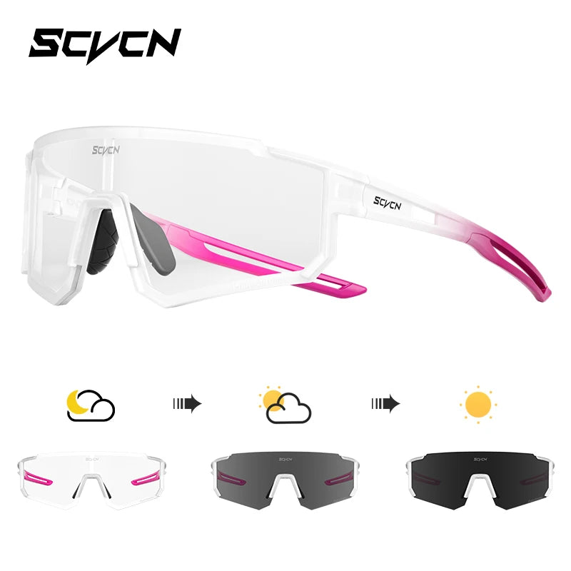 Gafas de Ciclismo SCVCN | Gafas Deportivas MTB, Running, Pesca, Escalada | Protección UV400 Unisex