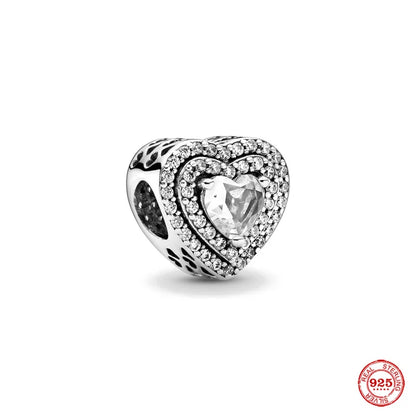 Charm Familia en Plata 925 – Abalorio Sparkling para Pulsera Original Mujer