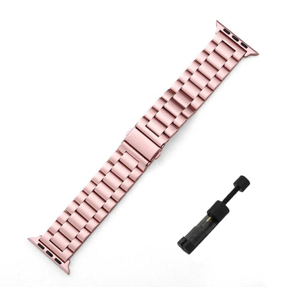 Stainless Steel Strap For Apple Watch Band 45mm Ultra 49mm 41mm 40mm 44mm Strap Metal Bracelet For Iwatch Series 9 10 46mm 42mm