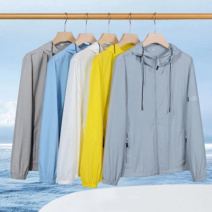Chaqueta de Protección Solar Unisex – Ropa Ligera y Transpirable, Anti-UV de Alta Resistencia, Moda Casual Unisex