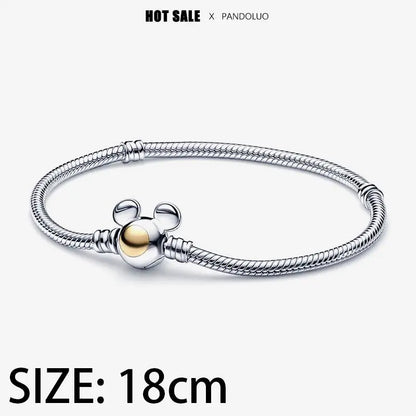 Collar, Aretes y Charm Disney Stitch | Compatible Pandora Pulsera Mujer DIY