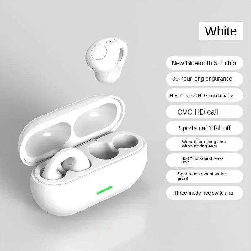 Audífonos Conducción Ósea T75 – Bluetooth 5.3 Inalámbricos, HiFi, Deportivos e Impermeables