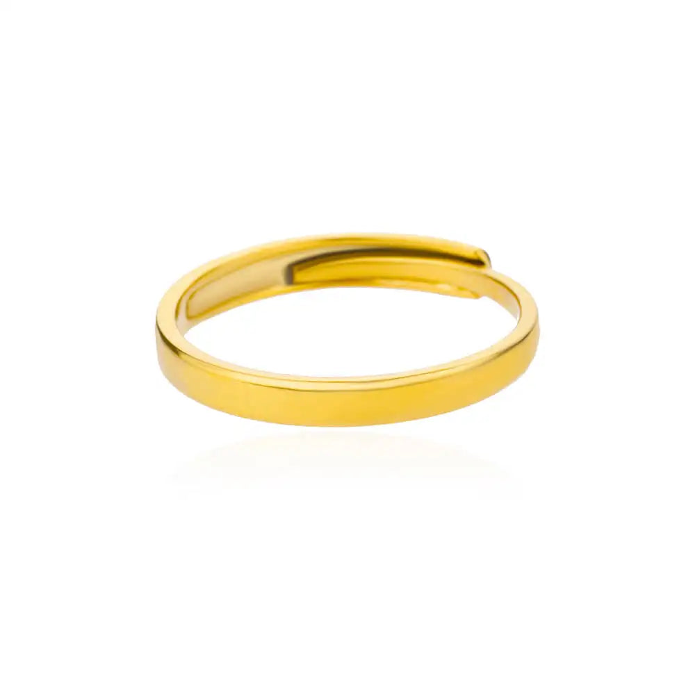 Anillos Clásicos de Acero Inoxidable 316L para Mujer - Color Dorado de Lujo Antialérgico y Duradero