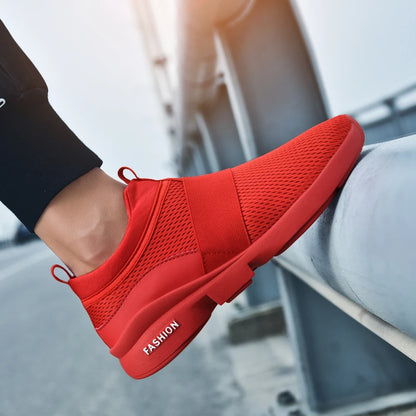 Zapatillas Hombre 2025 | Sneakers Casual de Malla Transpirable y Slip-on