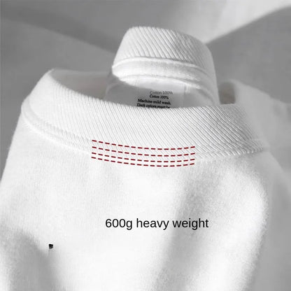 Camiseta Oversize Heavyweight 600g | T-Shirt Unisex 100% Algodón Premium Verano