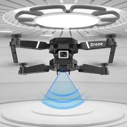 Drone Profesional E88 con Cámara HD 4K – Gran Angular, WiFi FPV, Altura Estable y Diseño Plegable RC