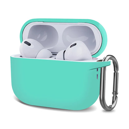 Funda de Silicona para AirPods Pro 2 / AirPods 3 / 2 / 1 – Protector Antigolpes para Estuche Bluetooth con Llavero