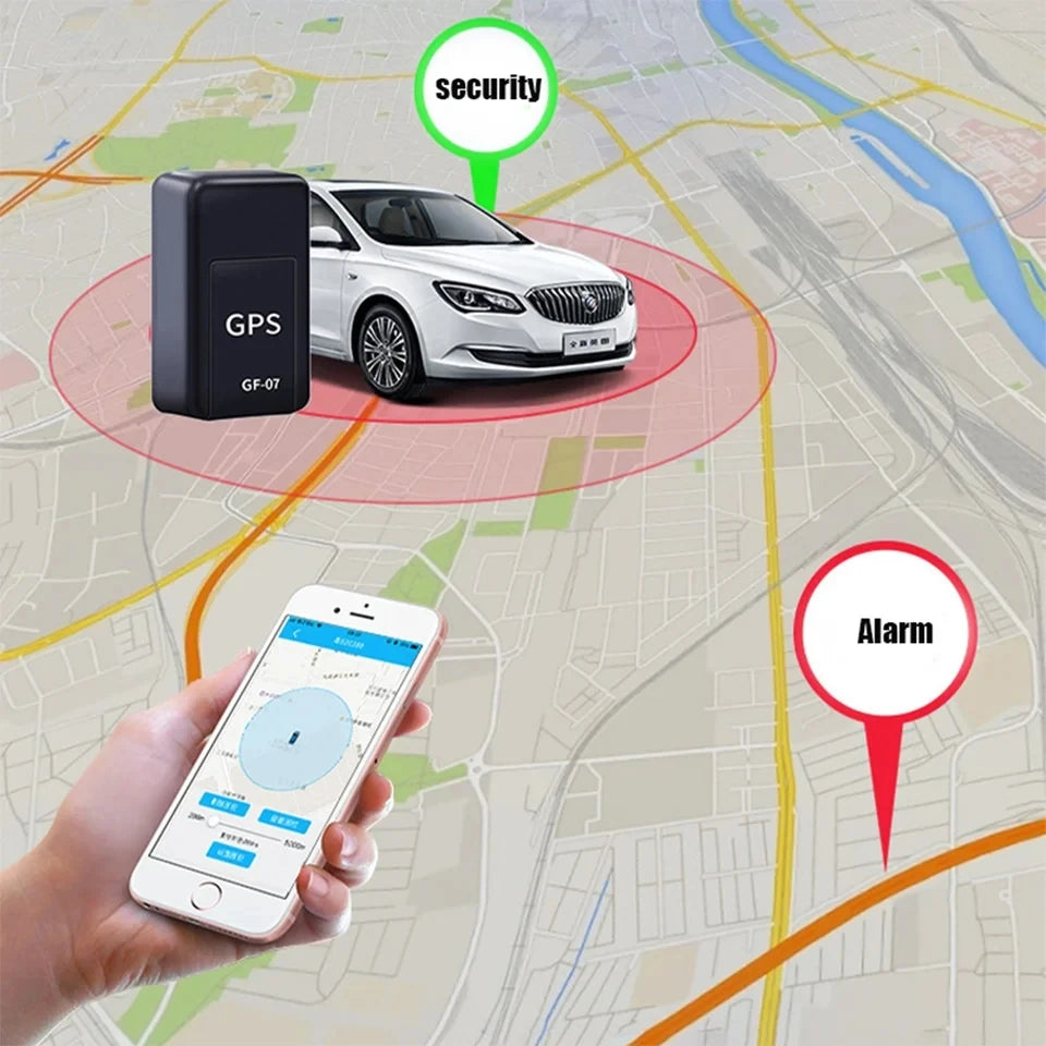 Mini GPS Magnético Portátil | Rastreador en Tiempo Real Antirrobo para Carro, Moto y Uso Personal