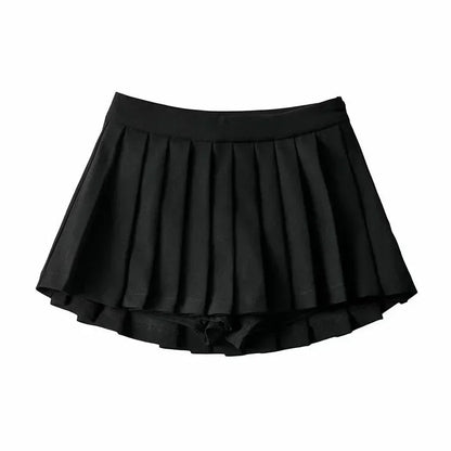 Falda Mini Plisada Mujer 2024 | Falda de Tenis Vintage Cintura Alta