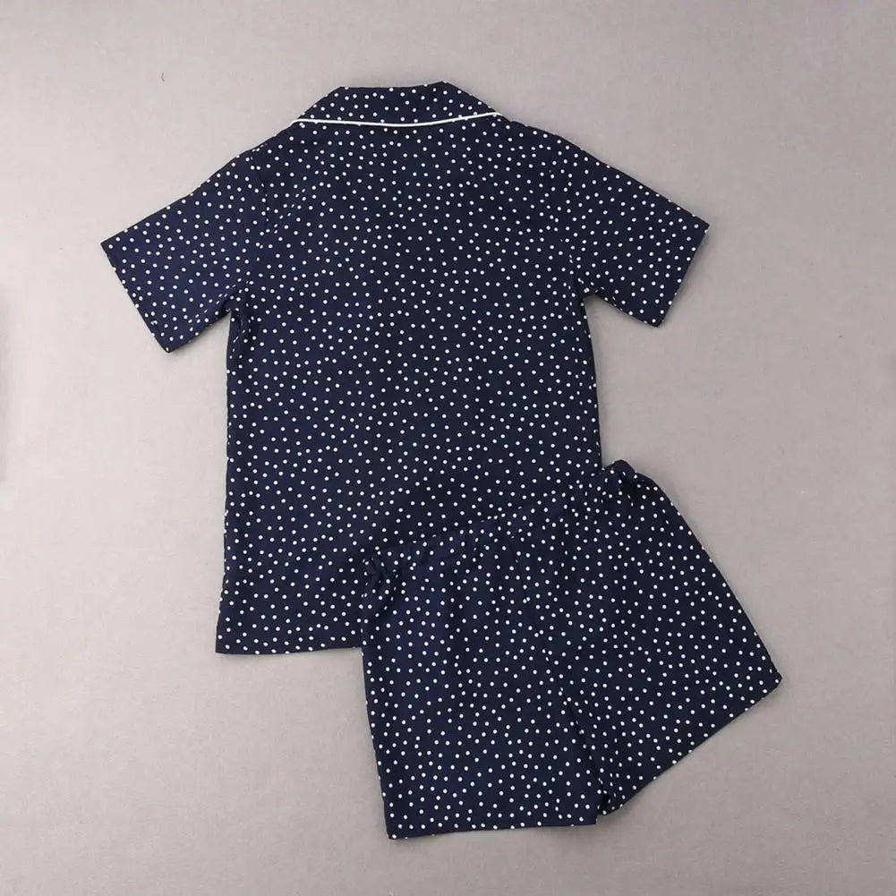 Pijama Mujer Verano 2 Piezas | Conjunto Camisa Cuello Clásico + Shorts
